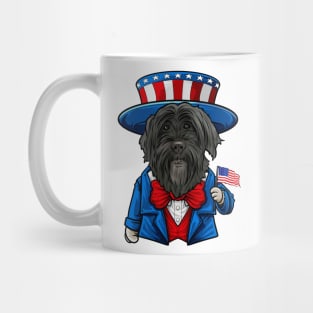 Fourth of July Portuguese Water Dog Mug